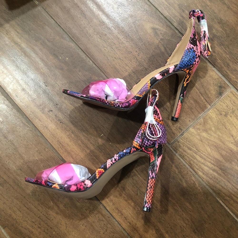 Snake Skin Heels